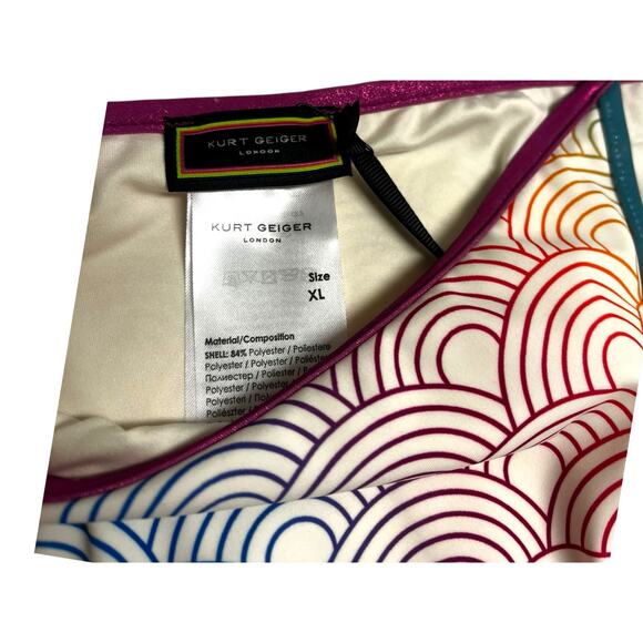 Kurt Geiger London Southbank String Bikini Cheeky Bottoms, Rainbow | Womens XL - Picture 8 of 15